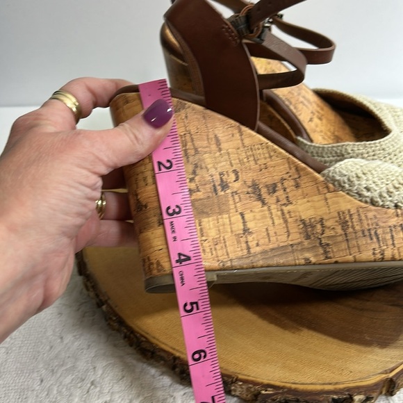 ALTAR’D STATE Women’s Natural Abie Cork Platform Crochet Size 8 - Picture 12 of 12